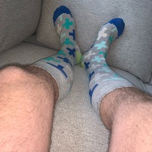 Printed socks.